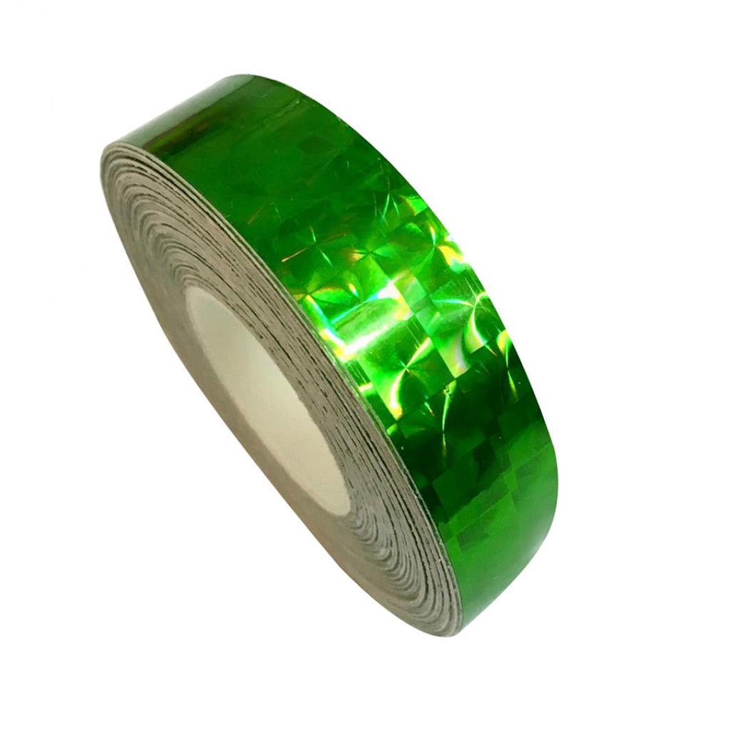 1.2cm X 30m Square Glitter Holographic Prism Lure Tape for Gift Packing ARI