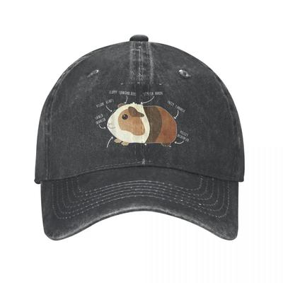 Guinea Pig Animal Baseball Cap Ball Cap Hood Hat Girl Men'S