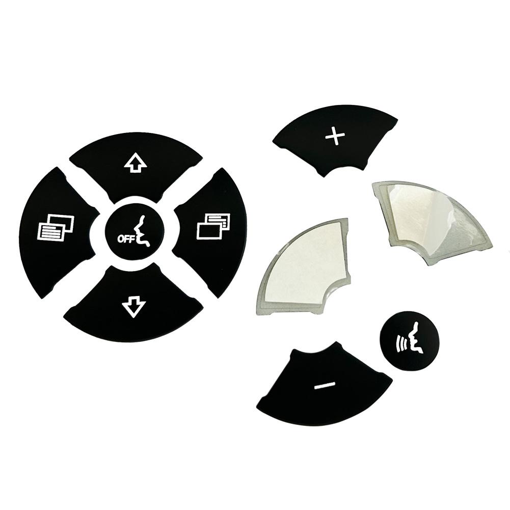 Black Car Steering Wheel Model Button Sticker Cover For Mercedes Benz R 2009-2017/ ML GL 2010-2011/ CLS 2008-2009 /SLK