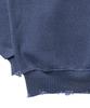 Ten Past Seven Vintage Washed Pigment Zip-Up Hoodie - Denim