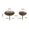 Turtle Back 20pcs Fasteners Gift Box Stud Table Sofa Decorative Tacks Pushpins Upholstery Nail Furniture Hardware