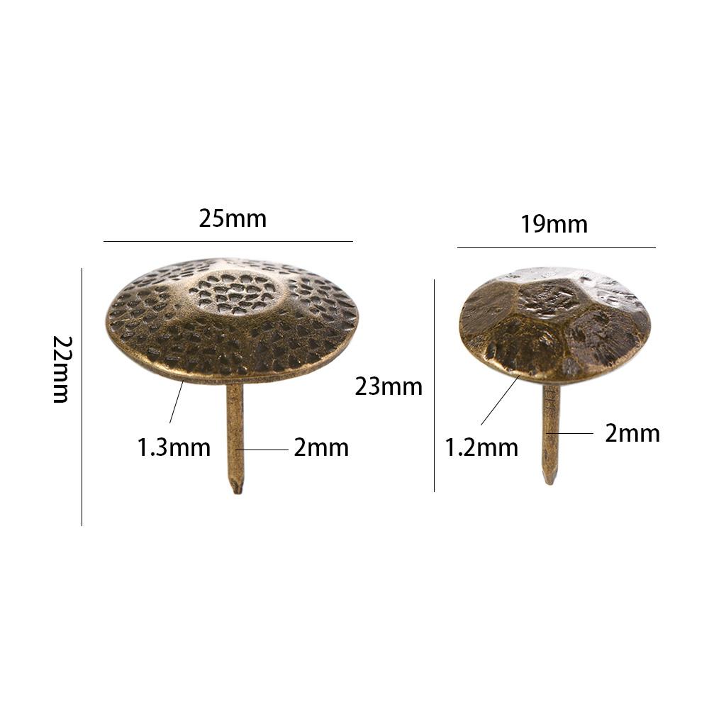 Turtle Back 20pcs Fasteners Gift Box Stud Table Sofa Decorative Tacks Pushpins Upholstery Nail Furniture Hardware