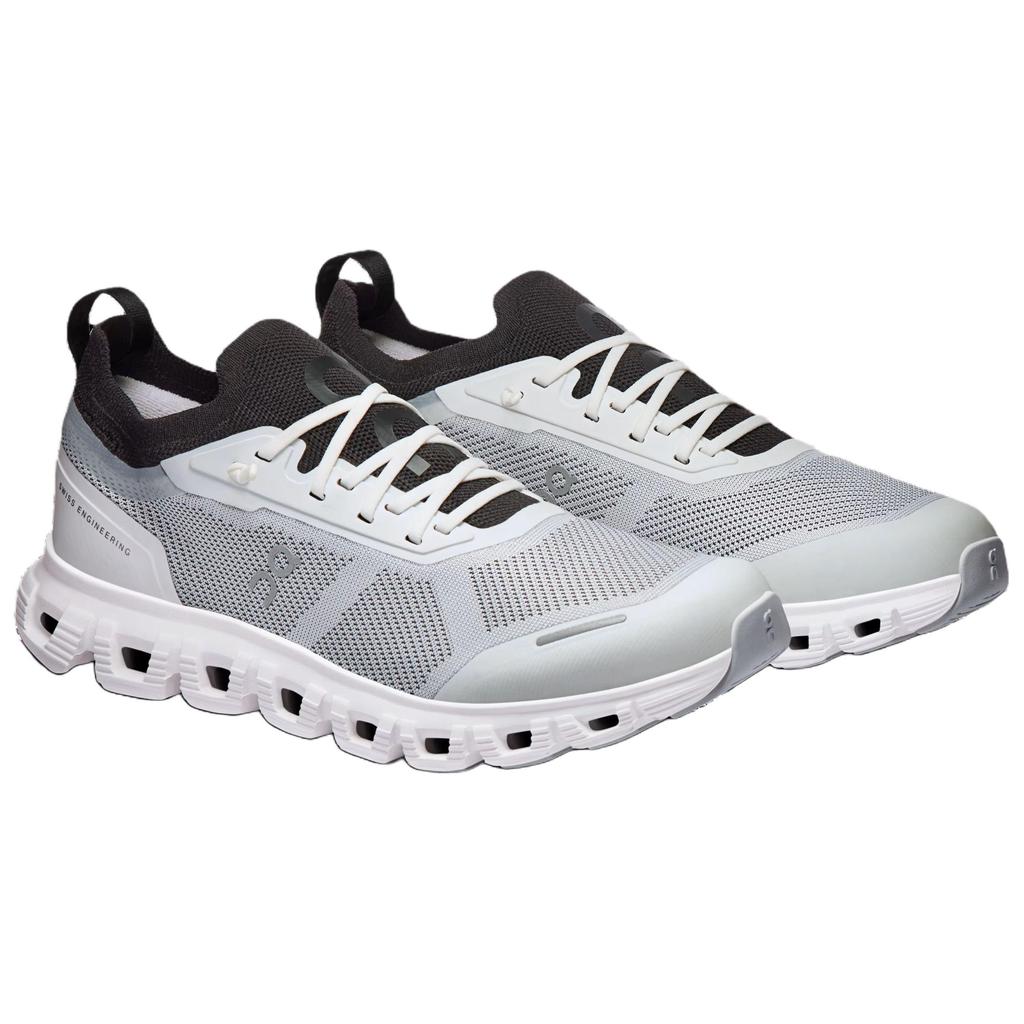 On Cloud 6 Rebound Abrasion Resistant Rebound And Wear resistant Running Shoes Women's White Gray Black 3WF10030462