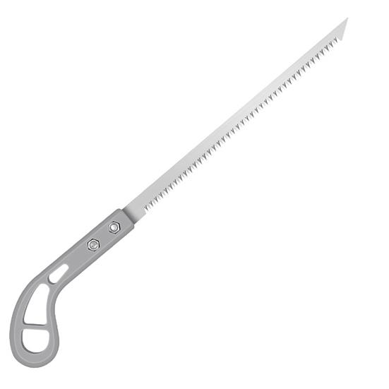 3 Pcs Hand Saw with Carbon Steel Blade Ultra-Smooth Teeth Portable Anti-Slip Handle Hack Saw for Outdoor Camping Gardening Survival Hiking