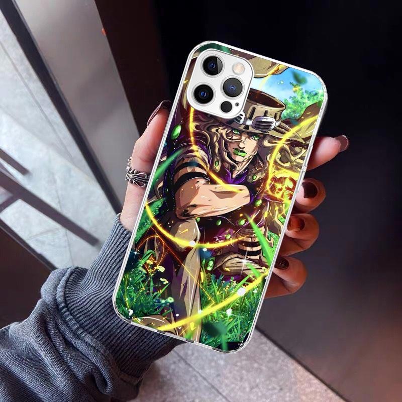 JoJo's Bizarre Adventure Cool Phone Case For iPhone 17 Air 11 13 Mini 14 15 Plus 16 12 Pro Max 16E SE 7 8 Pattern Soft TPU Back