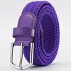 Unisex Elastic Stretch Canvas Belt - Korean Style Versatile Woven Waist Belt for Men and Women