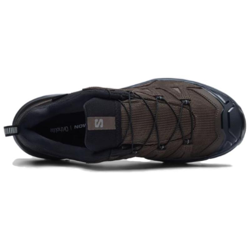 SALOMON X ULTRA 360 Rutschfeste Abriebfeste Niedrige Trekking-Schuhe Herren Dunkelbraun Sneaker 475712