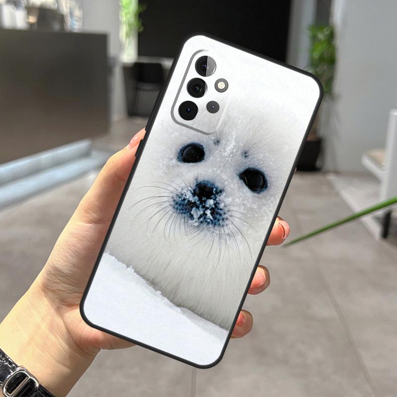 Baby Seals Case For Samsung Galaxy A56 A36 A26 A16 A06 A25 A54 A34 A14 A52 A32 A12 A13 A33 A53 A15 A35 A55