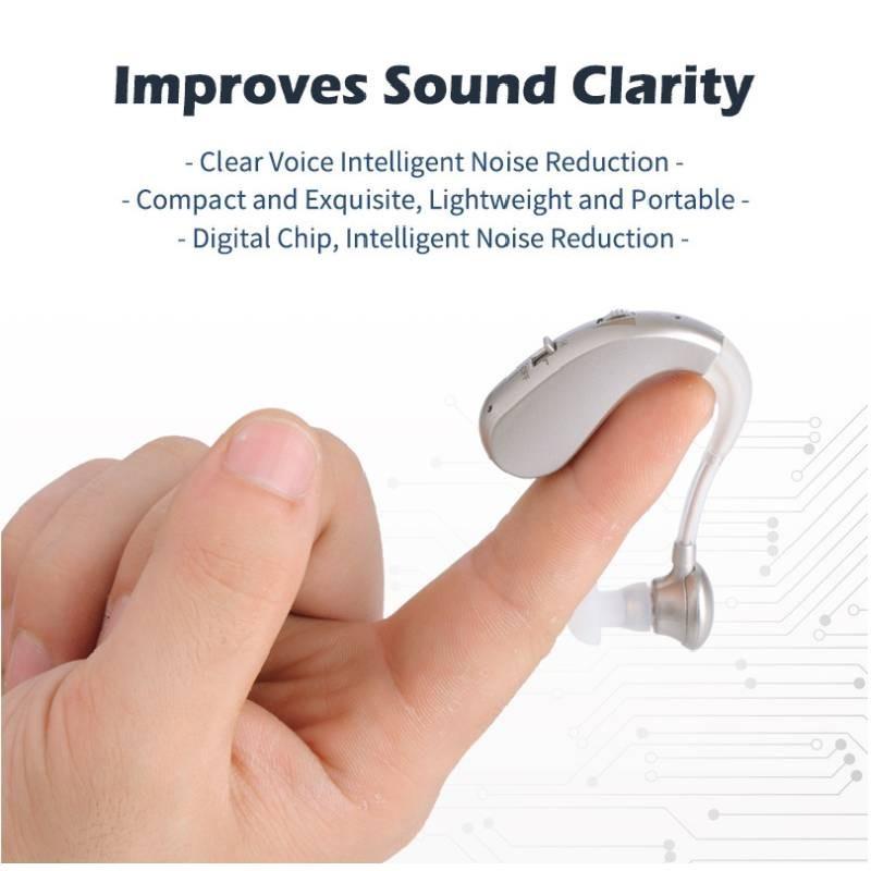 Hearing Aid Elderly Usb Rechargeable Sound Amplifier Noise Reduction Hanging Ear