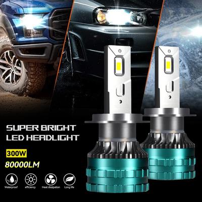 פנס LED קדמי לרכב Canbus H4 LED H7 LED H8 H9 H11 H1 9005 HB3 9006 HB4 מנורת LED אוטומטית נורת ערפל שבב CSP 300W 80000LM 6000K 12V