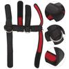 Nylon Webbing Head Training Harness Adjustable Upper Trapezius Training Strap  Gym