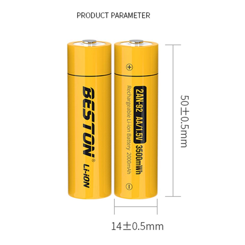 1.5V Constant Voltage Rechargeable Battery KTV Microphone Dedicated Rechargeable Lithium Battery AA Doorbell Remote Control Multi-function Battery