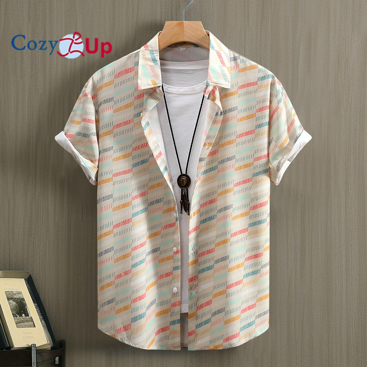 Уютные мужские повседневные рубашки с цветочным принтом — фото 38