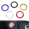 Botão de Partida/Parada do Motor do Carro Decoração de Moldura Circular Acabamento Para Mercedes-Benz Classe C E W205 W213 GLC X253 2019-2021