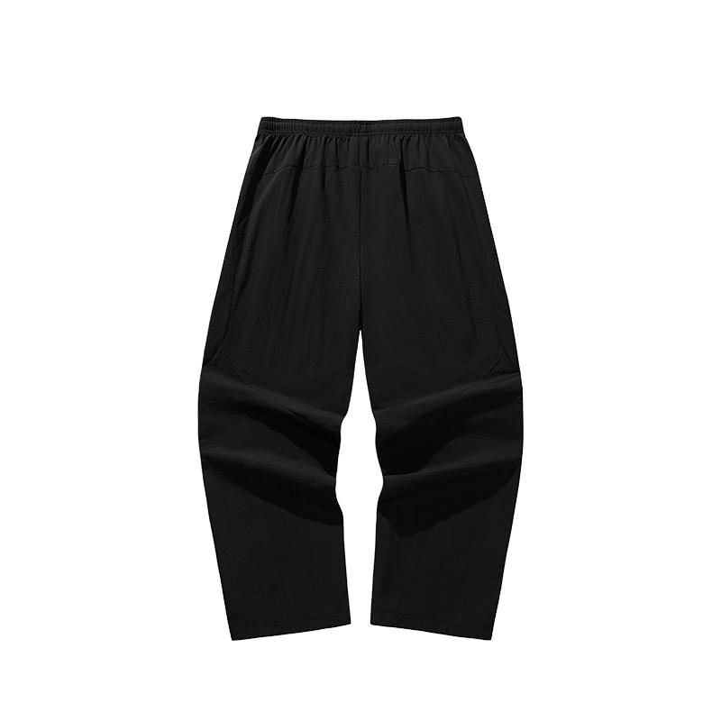 Anta Outdoors Woven Sports Long Pants Summer Training Casual Pants Men bottoms Basic-Black 952626506-3