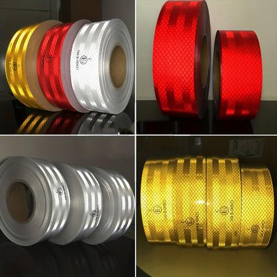 Car Reflective Tapes 104R Waterproof Retro Reflective Conspicuity Self Adhesive Road Safety Warning Sticker Reflectors For Truck