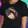 T-Shirt Women Mandala Horse Motif Cotton Size S To 3XLWill Open In New Window or Tab