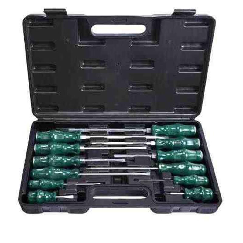 Lingxi 12-Piece Through-Tang Screwdriver Set