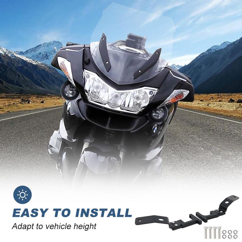 Fit For BMW R1200RT 2014-2018 R1250RT - Auxiliary Lights Bracket Fog Lights Bracket Motorcycle Lower Driving Light Mount