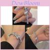 Modeschmuck Damen Zirkon Schmetterling Schleife Armband Mit Silber-Finish Für Sommer