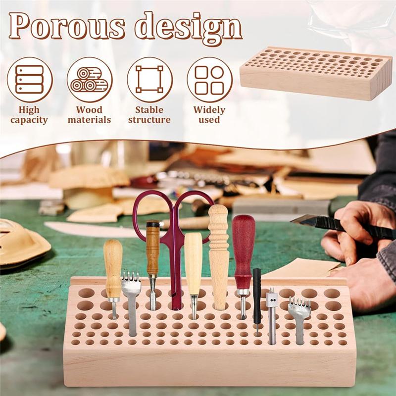 Good-Leather Craft Tool Holder, Leather Working Tool Holder,For Leather Working And Punch Tools Organizer Storage