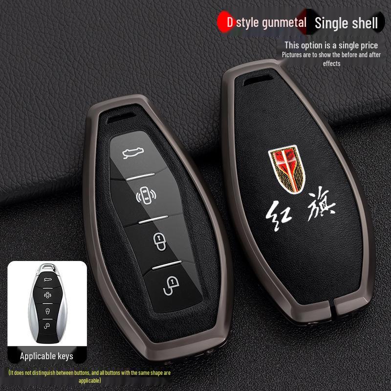 2023 Hongqi H5/H6/HS5 Men's Key Case for HS3 & HQ9 with EQM5 High-End Shell
