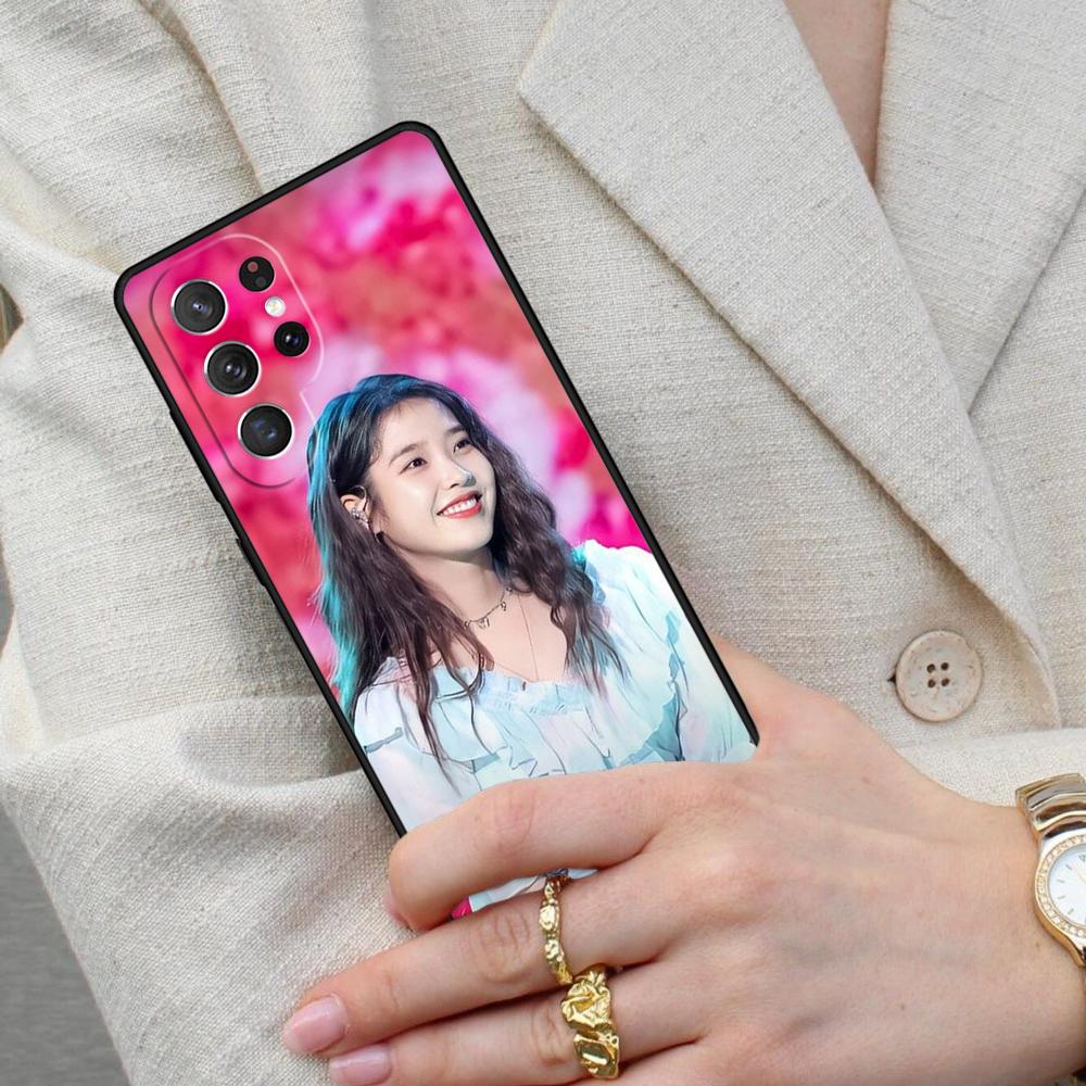 IU Lee Ji Eun KPOP UAENA Cell Phone Case for Samsung Galaxy S26 Ultra S25 S24 S23 S22 S21 S20 Note10 Cover