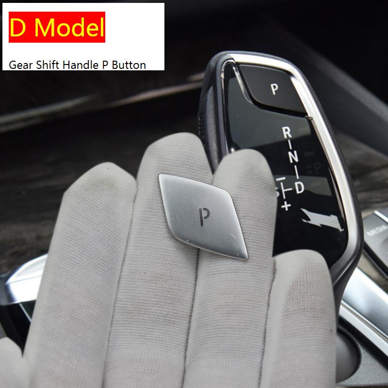 Styl vozu pro BMW G01 G02 G30 G32 Konzola Rukojeť řazení Tlačítko P Dekorativní kryt X3 X4 5 Series 6gt Auto interiér