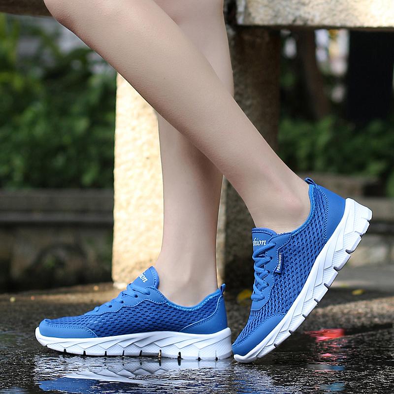 Unisex Große Größe Ultraleichte Outdoor-Sportarten Atmungsaktive Mesh-Laufschuhe Sneakers 35-48