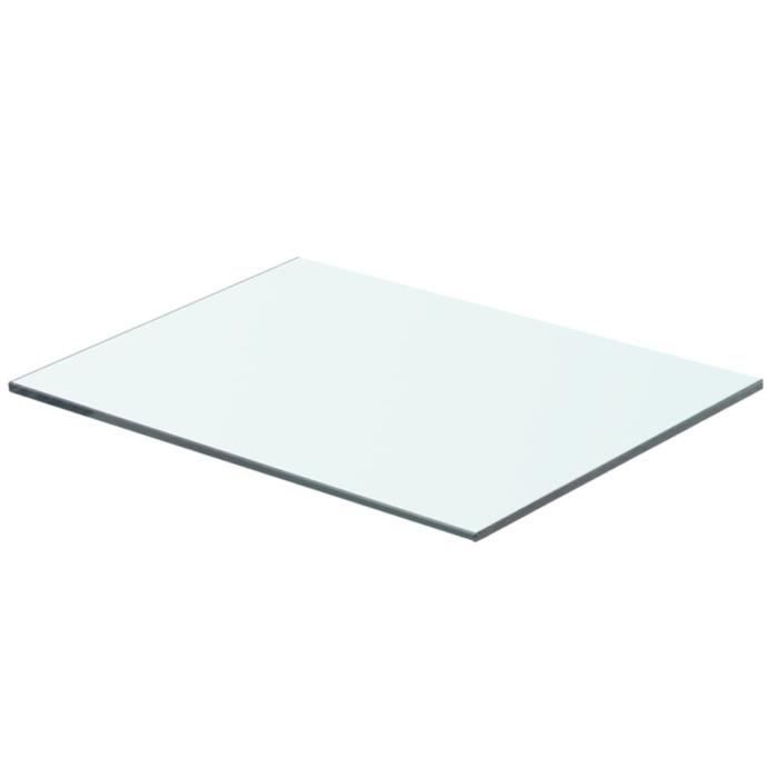 VidaXL Shelf Panel Transparent Glass 40 X 25 Cm