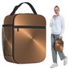 Brushed Copper Insulated Lunch Bag for Kids School Cooler Thermal Food Box Tote Leakproof Lunch Boxes Container