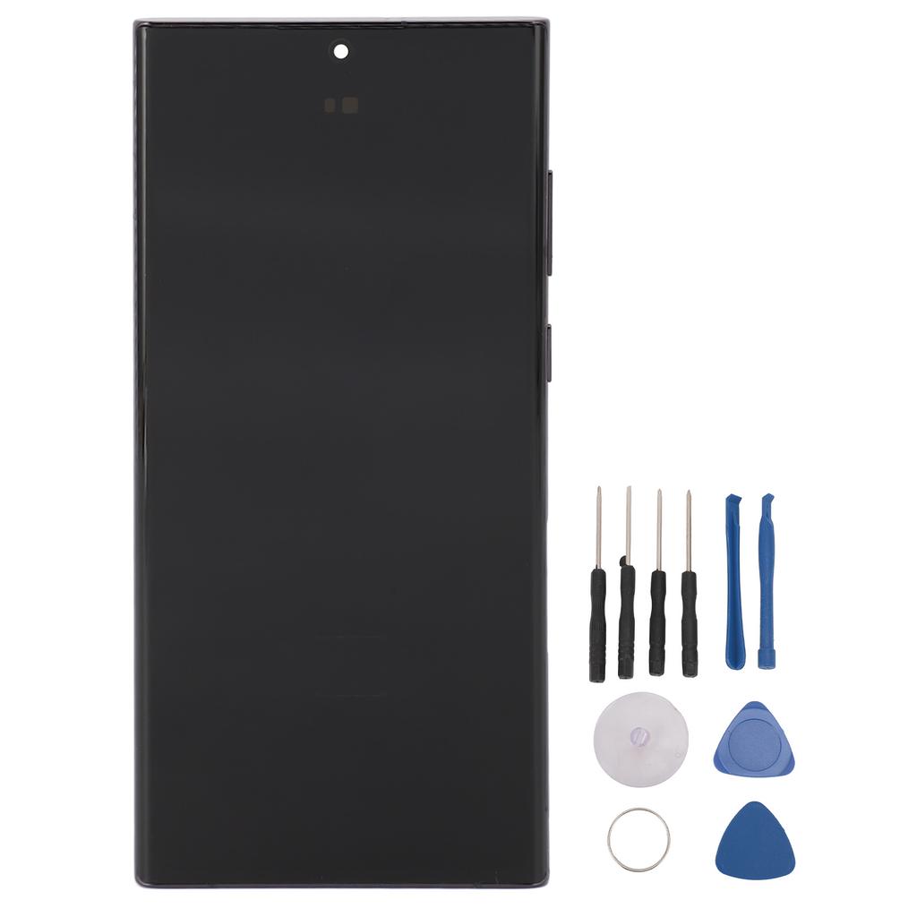 Screen Assembly for S22 Ultra Professional Touch Screen Digitizer Replacement with Frame for S22 Ultra US Version Cell