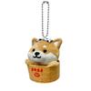 [LamPlanning] [Serie-6] Reizende Mameshiba Sleutelhanger Mascotte Bal Ketting Tas Hanger Schattige Pluizige Shiba Inu Mameshiba Rustgevend (Dogo Onsen)