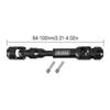 Injora Steel Heavy-Duty Drive Shaft For 110 Rc Car Crawler Axial Scx10 90046 Axi03007 Trx4 Redcat Gen8