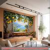 2D Flat 1pc Tree Backdrop Banner - Theme Rustic Style For Party Decor Theme Photo Backdrop 2D Flat