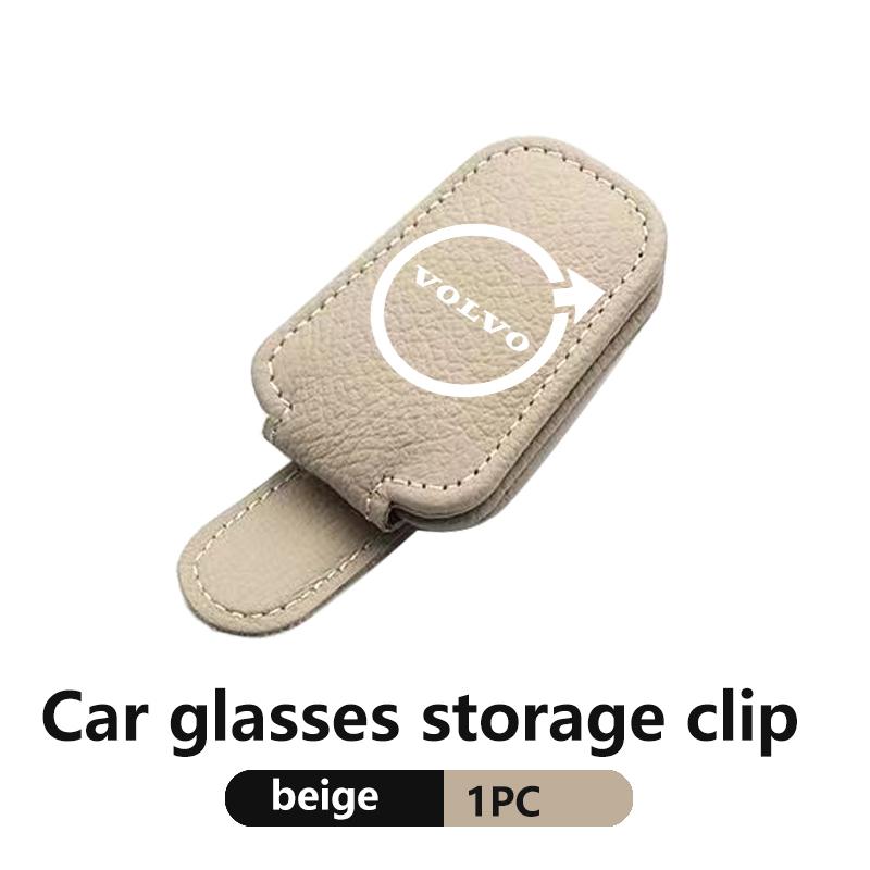 

Multifunctional Car Sun Visor Mount Sunglasses Clip Holder For Volvo XC90 XC60 C30 S60 C70 XC40 V40 XC70 V70 V60 S80 S90