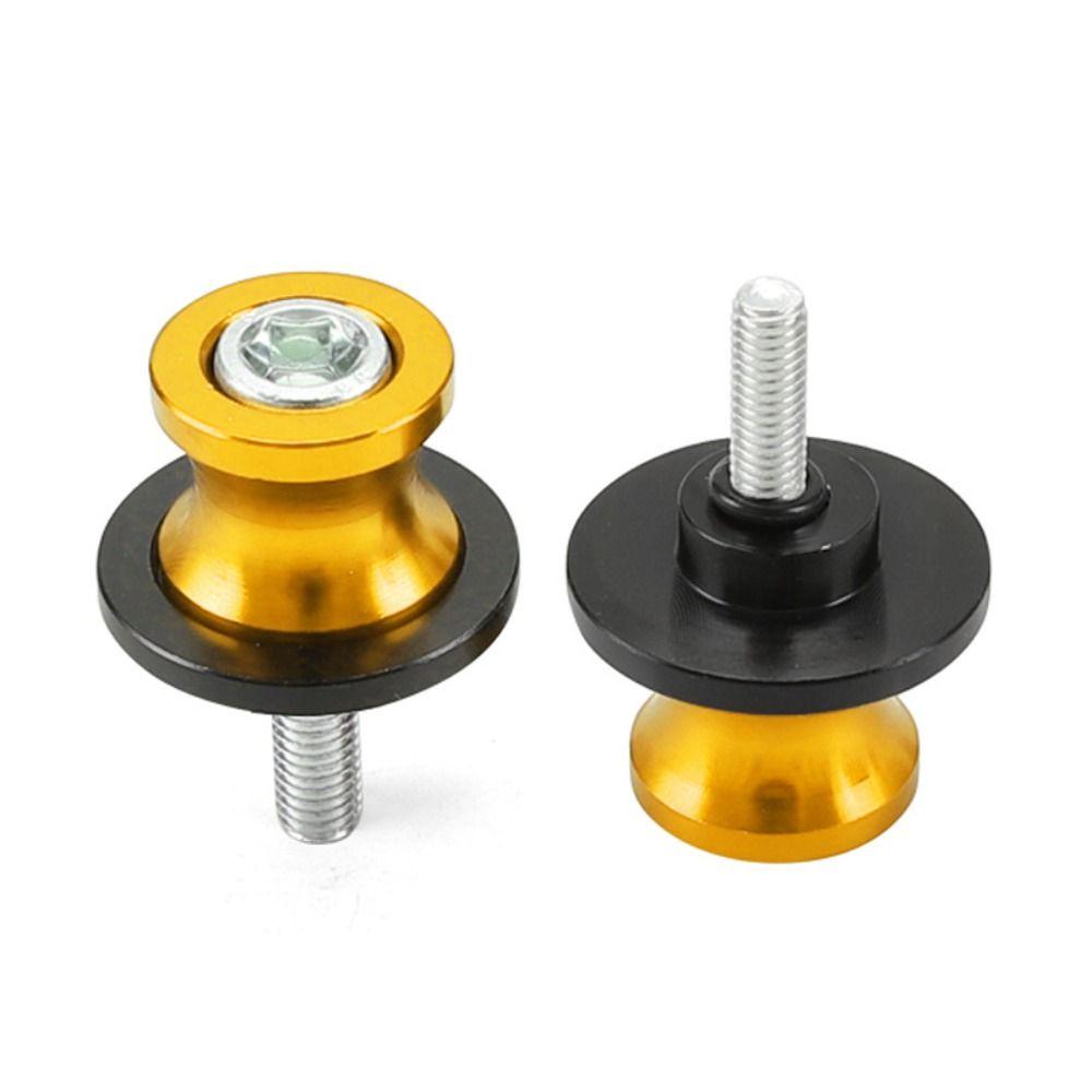 Aluminum Zinc Zinc Alloy Spools Sliders Stand Screws 8mm Rear Swingarm Stand  Motorcycle Accessory