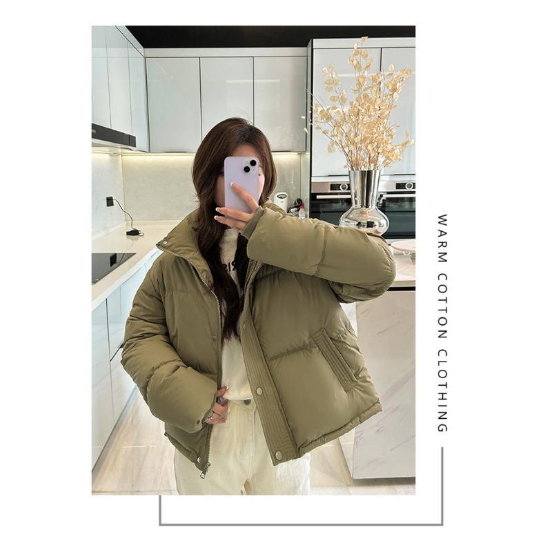 Women S Loose Short Thick Bread Cotton Padded Jacket Casual