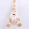 Christmas Tree Doll Decoration with Lanyard Easy to Hang Adorable Snowman Santa Claus Christmas Tree Hanging Ornament