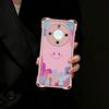 Smiley face is suitable for Honor X70 mobile phone case Honor x60 bracket X50 simple pink X40i anti-drop x30 soft case female