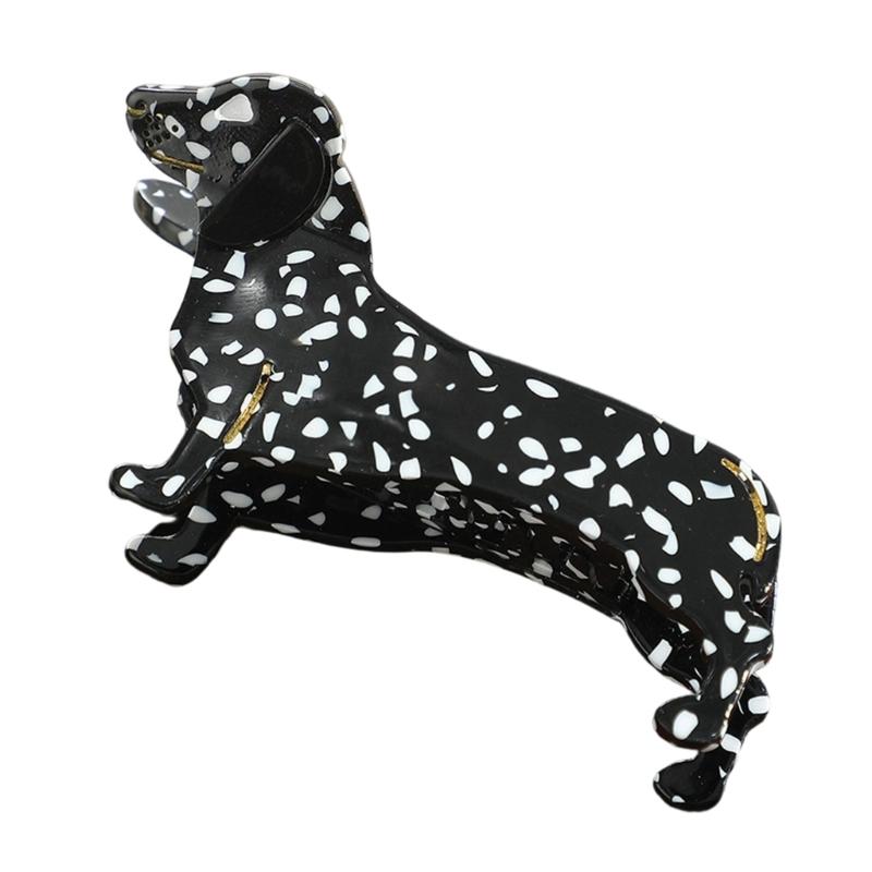 Stylish Acetate Dachshund Hair Clip Elegant Hairpin Fashion Accessory Costume Hairpiece For Women Girls
