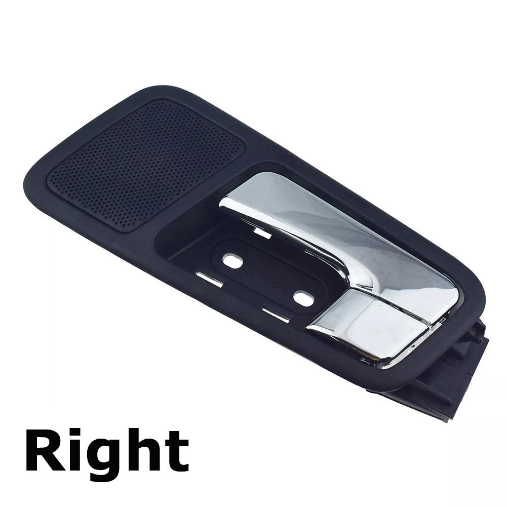 Sleek Black Silver Plastic Inner Handles Compatible with For Epica