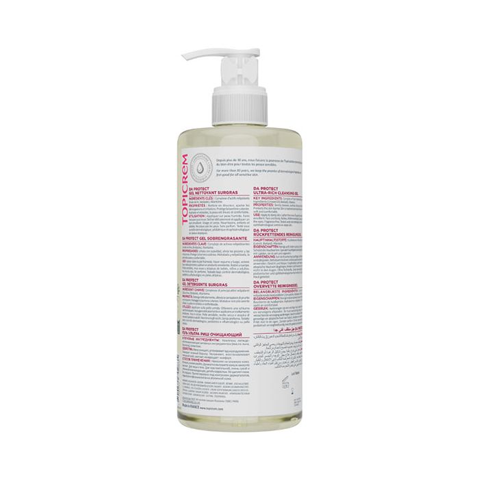 Gel Nettoyant - Topicrem - DA - 500ml - Hypoallergénique - Peaux sensibles