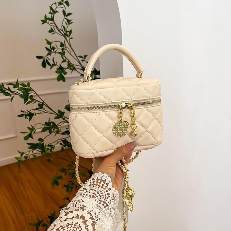 

Весенне-летняя новая сумка-цепочка с бриллиантами, модная универсальная на плечо, сумка-мессенджер, портативная мини-сумка-ведро