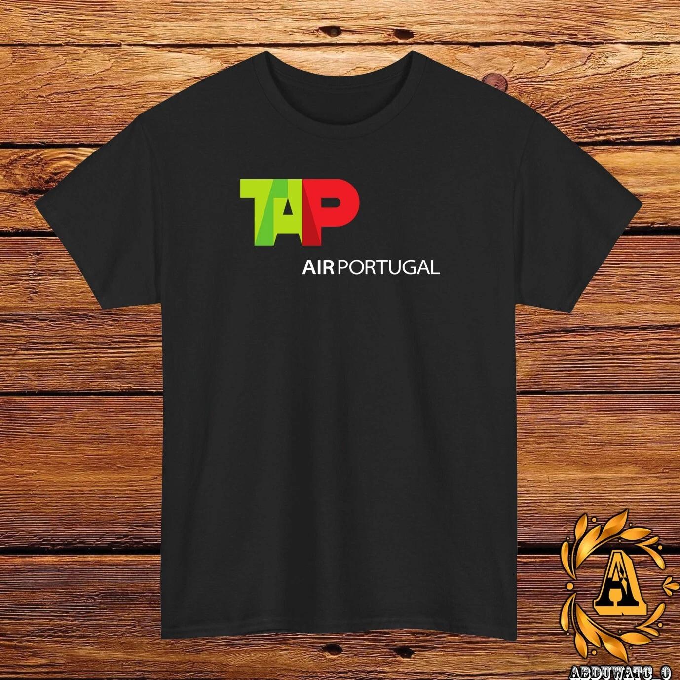 TAP Air Portugal Airlines Logo T-Shirt Black/Grey/White/Navy/Red/Light Blue M