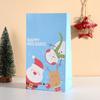 8PCS Christmas Kraft Paper Bags Snowman Gift Wrapping  Party Favors Decoration