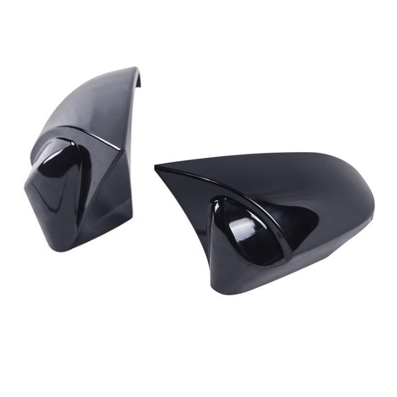 Carbon Fiber Pattern Mirror Cover for 17-20 Toyota CHR European Model - Glossy Black