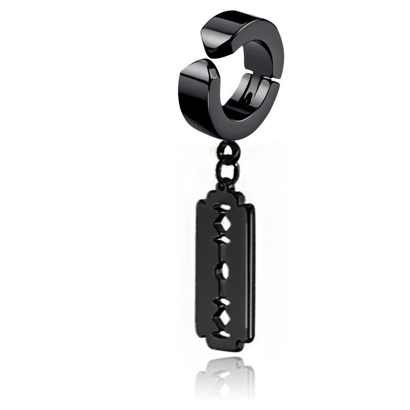 

Серьги-клинки Бао Шалина в стиле ретро-панк: Трендовый хип-хоп уличный стиль для пар и мужчин