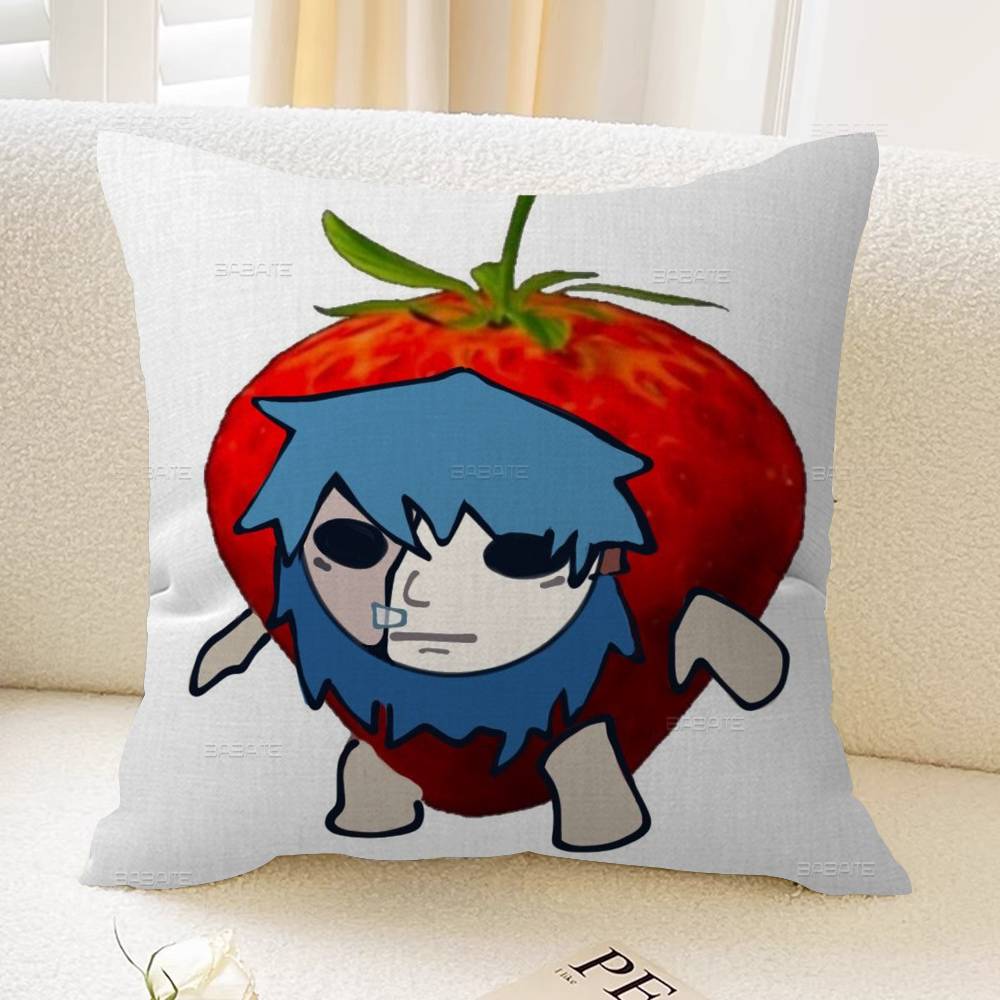 Sally Face Maple Design Cushion Cover Happy Autumn Harvest decor Holiday Decorati Pillow Cover