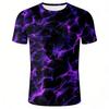 Herren T-Shirts 3D Vintage Sommer Mode Rote Flamme Hawaiianisches T-Shirt Männliches Sommer Kurzarm Oversized Shirt Für Männer Oberteil